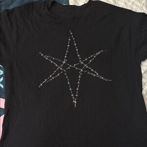 BMTH Barbed Wire Star Tee